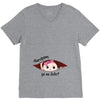 July Peeking Out Baby Girl in Spanish V-Neck Tee