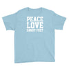 peace. love. sandy feet. Youth Tee
