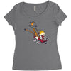 downhill Women's Triblend Scoop T-shirt