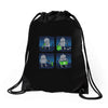 saving the world, one small step at a time Drawstring Bags