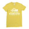 Faith Can Move Mountains Ladies Fitted T-Shirt