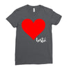 Besties Heart Family Matching Ladies Fitted T-Shirt