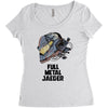 full metal jaeger Women's Triblend Scoop T-shirt