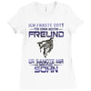 vater und sohn 6 Ladies Fitted T-Shirt