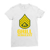 grill sergeant military Ladies Fitted T-Shirt