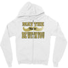 funny black mustache may the stache be with you Zipper Hoodie