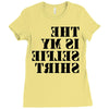 this is my selfie shirt Ladies Fitted T-Shirt