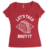 let's taco bout it Women's Triblend Scoop T-shirt