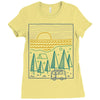 camp river Ladies Fitted T-Shirt