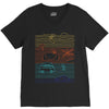 summer zone line V-Neck Tee