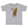 im an animal in bed Toddler T-shirt