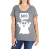 Ghost Boo Ladies Curvy T-Shirt