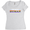 I'm Only Human Women's Triblend Scoop T-shirt
