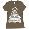 I Am Yorkshire Terrier Actually In A Very Commited Relationship Ladies Fitted T-Shirt