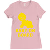 baby on board ! Ladies Fitted T-Shirt