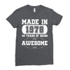 made in 1978 40 years of being awesome Ladies Fitted T-Shirt