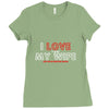 i love it when my wife lets me go mountain biking Ladies Fitted T-Shirt