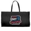 star spangled hammered Weekender Totes
