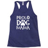 proud dog mama Racerback Tank