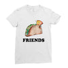 Best Friends Tacos Ladies Fitted T-Shirt