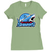 amity island sharks Ladies Fitted T-Shirt