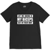my biceps funny printed V-Neck Tee