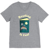 reading is fun V-Neck Tee