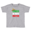 cinco de mayo  drunk lives matter Toddler T-shirt