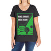 Make Sundays Great Again Shirt Ladies Curvy T-Shirt