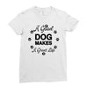 a good dog makes a great life Ladies Fitted T-Shirt