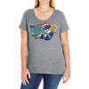 nasty woman vs trump Ladies Curvy T-Shirt