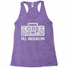 no sleep boombox Racerback Tank