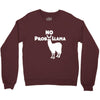 no prob llama funny llama Crewneck Sweatshirt
