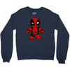 deadpool robot Crewneck Sweatshirt