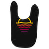 sunset line Baby Bibs
