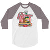 funny rude  beaver liquors, ideal gift or birthday present. 3/4 Sleeve Shirt