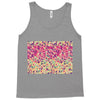 pink triangle print Tank Top