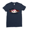 December Peeking Out Baby Girl in Spanish Ladies Fitted T-Shirt
