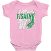 talk to myself fishing Baby Bodysuit