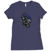 skull modile head Ladies Fitted T-Shirt