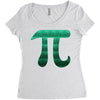 Pi math Women's Triblend Scoop T-shirt
