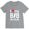 I Love My Big Brother V-Neck Tee