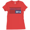 underwood 2016 flag house of cards Ladies Fitted T-Shirt