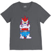 wild aztec monster V-Neck Tee