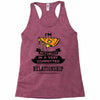 I Am Pizza Actually In A Very Commited Relationship Racerback Tank