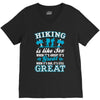 Hiking ıs Like Sex V-Neck Tee