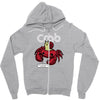 crab Zipper Hoodie