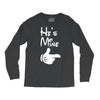 he's mine she's mine Long Sleeve Shirts
