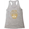 make coffee not war Racerback Tank