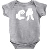 ca cartoon hands Baby Onesie